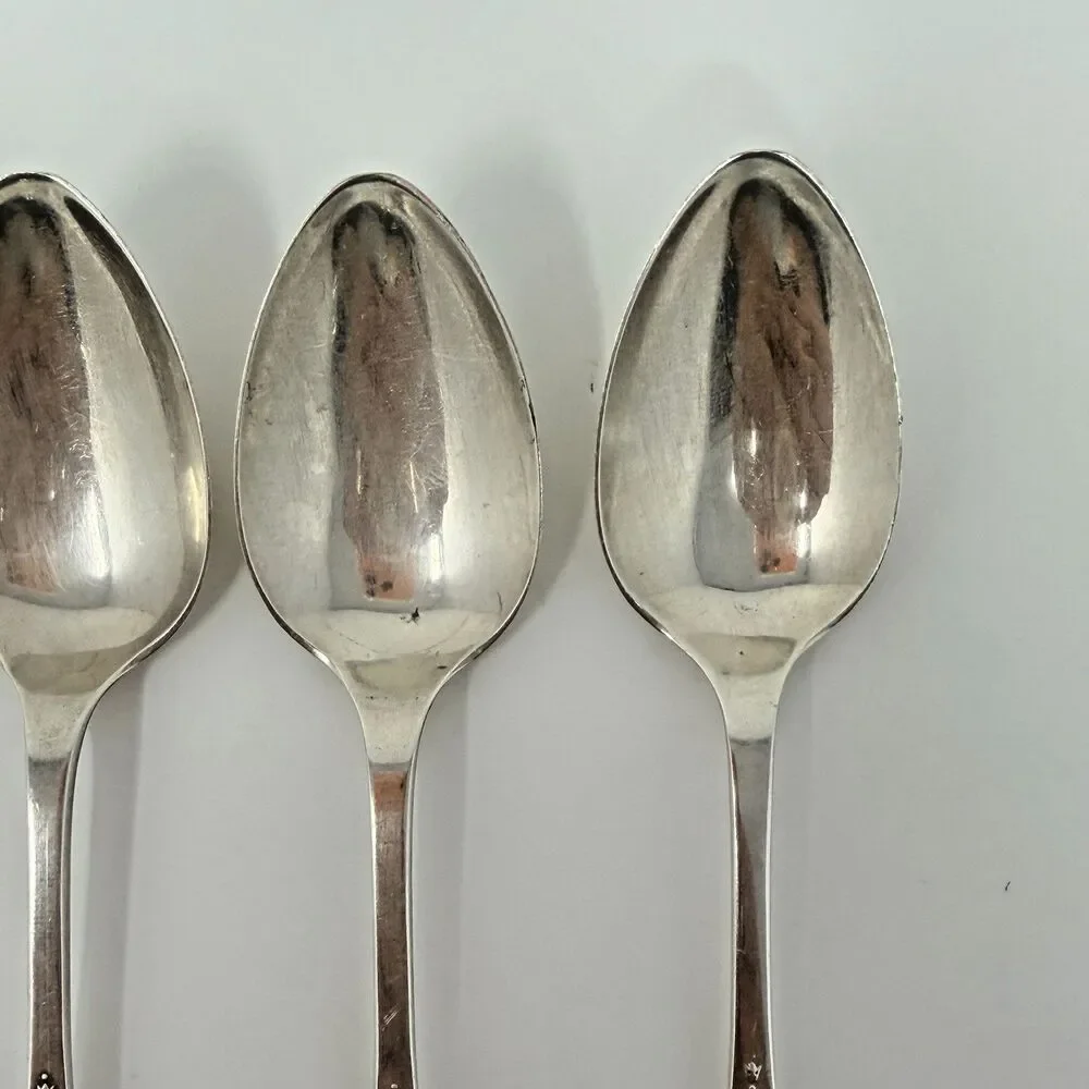 Rogers Lunt & Bowlen Monticello Sterling Silver Teaspoons Set of 4 77g